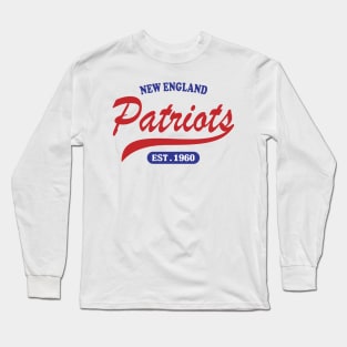 New England Patriots Classic Style Long Sleeve T-Shirt